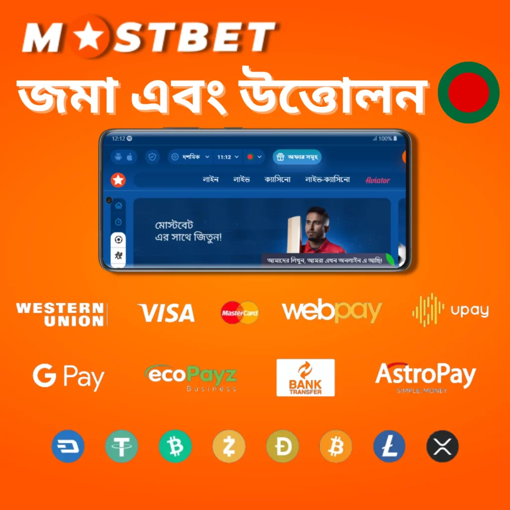দ্রুত পেমেন্ট Mostbet BD