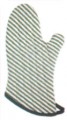 Basic Green Stripe Mitt