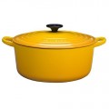 Le Creuset Enameled Cast-Iron 5-1/2-Quart Round French Oven, Dijon