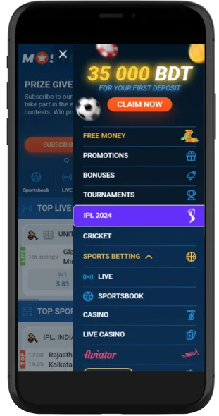 Mostbet Bets Sports Slider