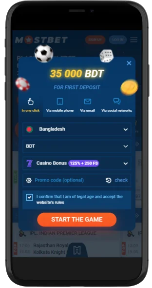 Mostbet Registration Slider App